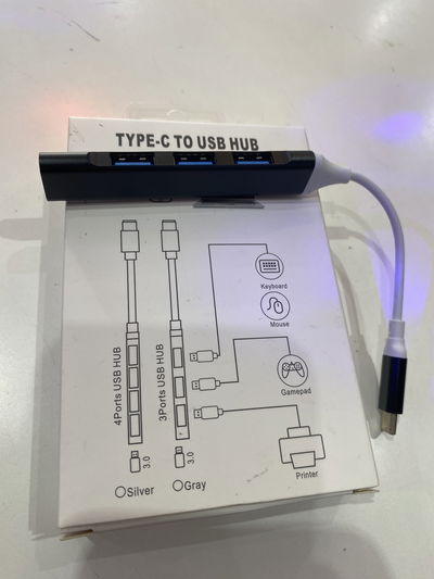 Hub Usb Tipo C a Usb 