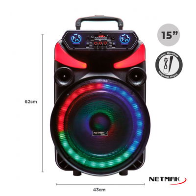 Parlante Rapsody Netmak 15" 