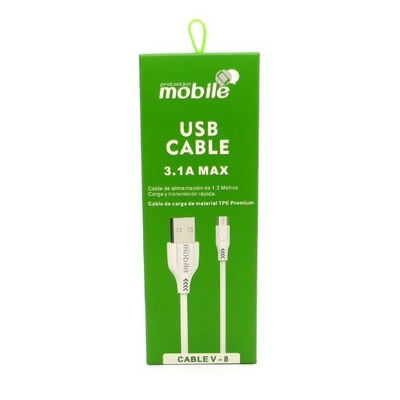 Cable V8 Mobile 3.1A 
