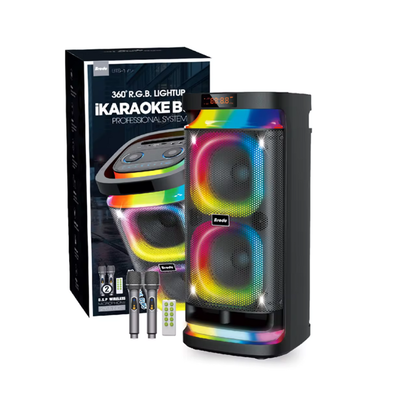 Parlante Brodu 2x8" Professiona Sytem 360 RGB Lightup 