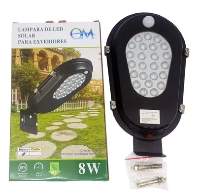 Lampata de Led Solar para exterior 8W