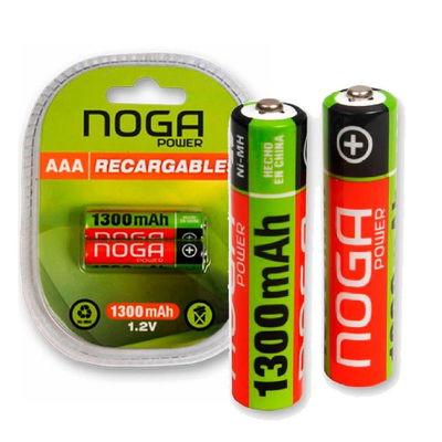 Pilas recargables Noga AAA (Blister x2) 