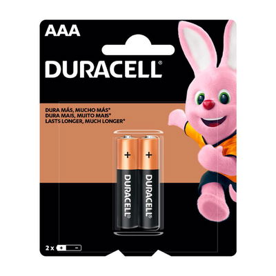 Pilas Duracell AAA (Pack x2) 