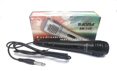 Microfono Con Cable Sanma
