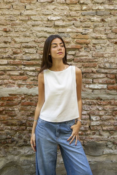 Blusa Aire blanca 