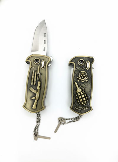 Encendedor Catalico Navaja