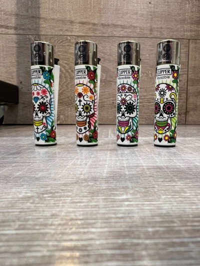 Encendedor Clipper Calavera