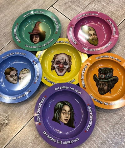 Cenicero Lion Rolling Circus