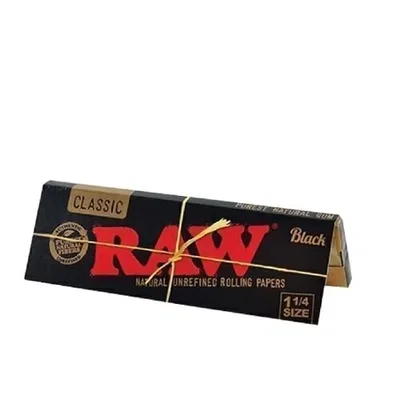 Papel Armar 78 mm Black Raw