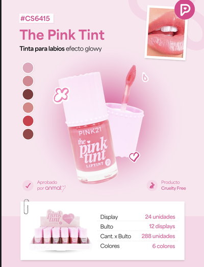 Gloss labios pink21 - caja cerrada x24 unidades 