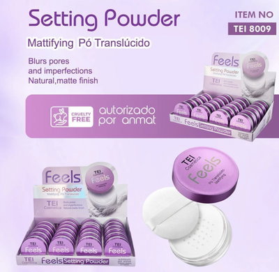 Polvo translúcido TEI - caja x24 unidades 