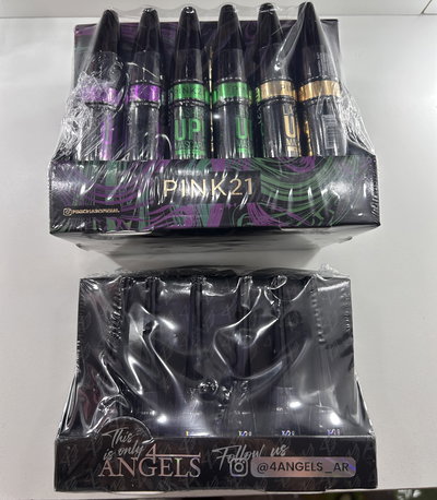 Combo delineador líquido + máscara de pestañas caja cerrada - 48 productos 