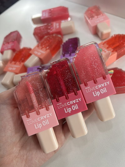 Lipoil helado glitter love crazy tejar - caja x24 unidades 