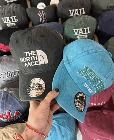 Gorras vintage surtidas  - 6 unidades 