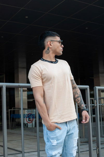 Remera Palm Angels - Beige