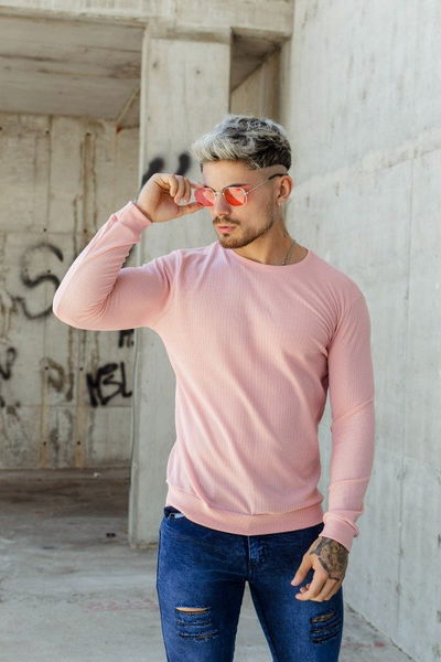 Sweater Panal - Rosa