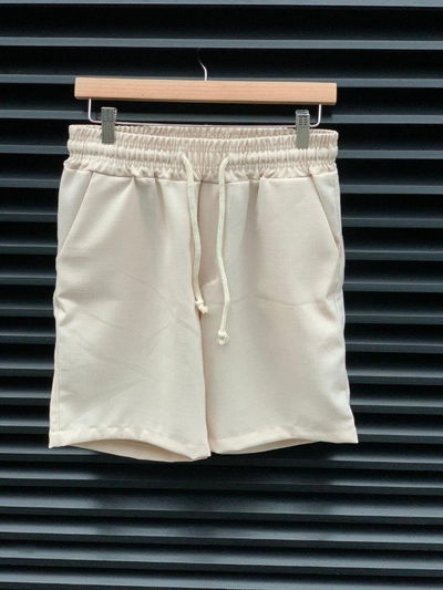Bermuda de Lino Sastrero - Beige