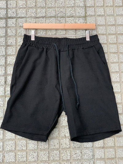 Bermuda de Lino Sastrero - Negro