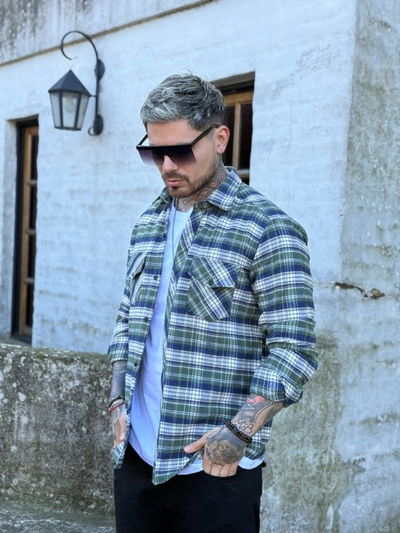 Camisa leñadora - Pilú Verde