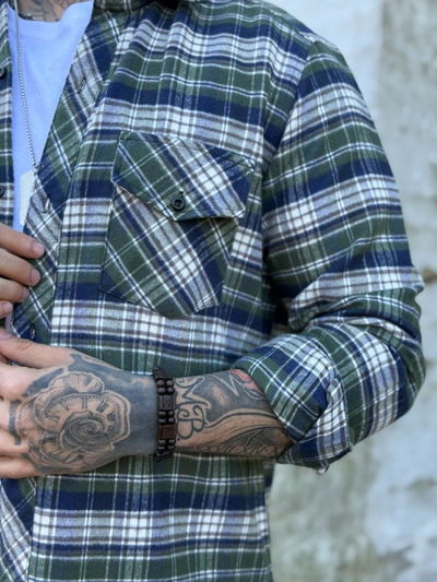 Camisa leñadora - Pilú Verde