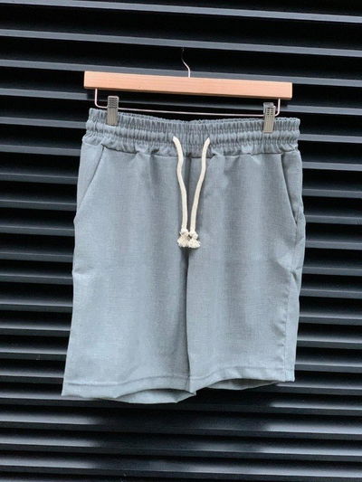 Bermuda de Lino Sastrero - Gris