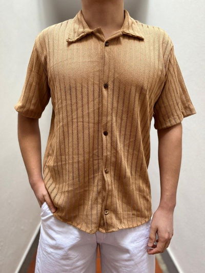 Camisa de Hilo - Camel