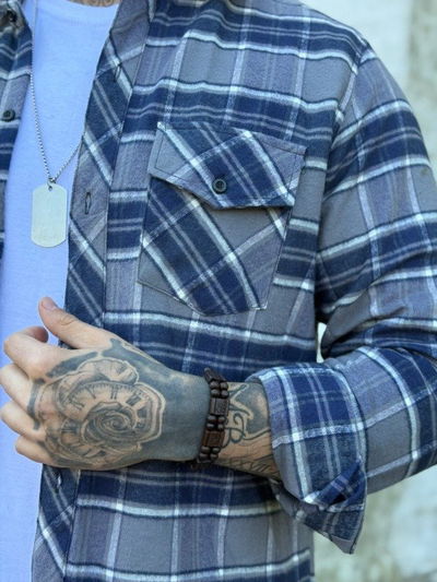 Camisa leñadora - Pilú Azul