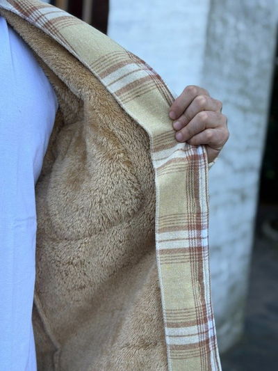 Camisaco Con Corderito Dinasty - Beige 2