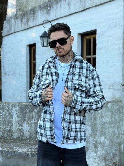 Camisaco con Corderito Dinasty - Blanco