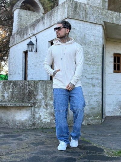 Buzo Panal -  Beige (Tela Rustica)