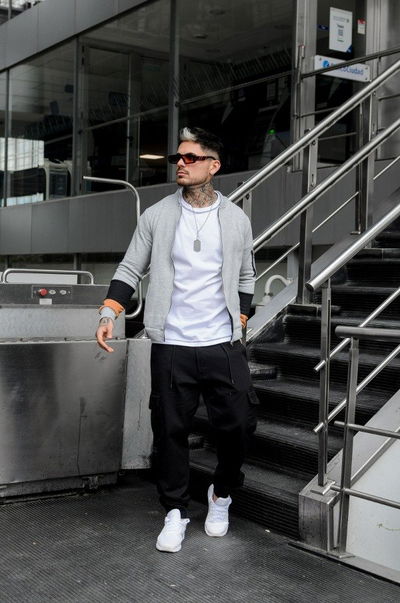 Campera Chicago  (Frizada) - Gris