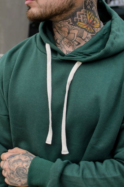 Buzo Over (Frizado) - Verde