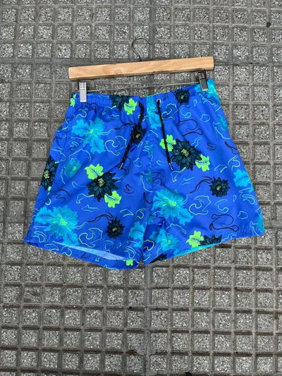 Malla Estampada - Azul c/Verd