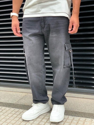 P. Mom Cargo Strips - Gris