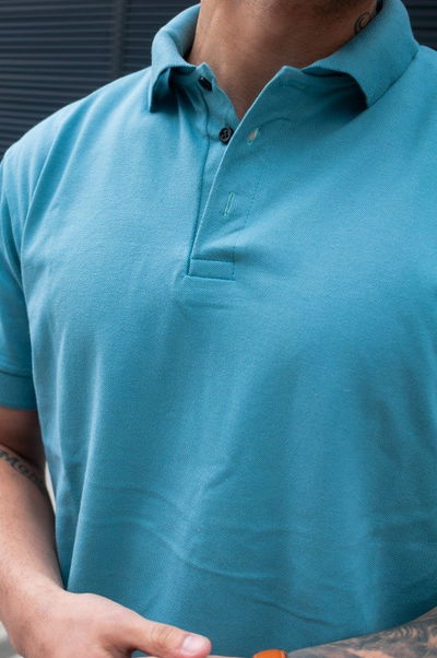 Chomba Piqué - Azul Aqua