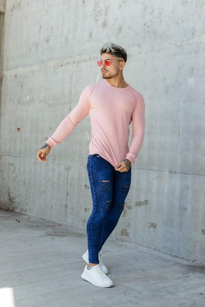 Sweater Panal - Rosa