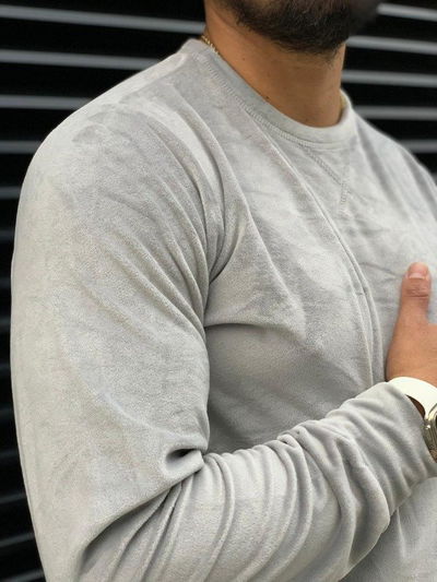 Buzo Lewis X - Gris Perla