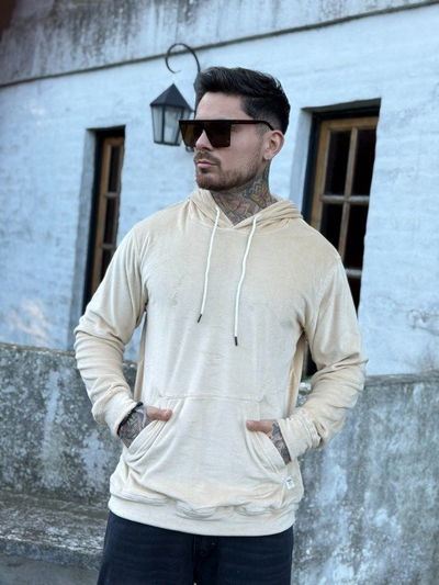 Hoodie Plush - Beige