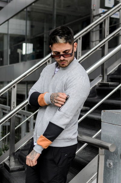 Campera Chicago  (Frizada) - Gris