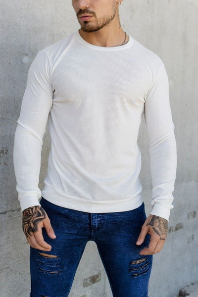 Sweater Panal - Blanco