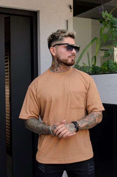 Remera Oversized Panal CB - Terracota