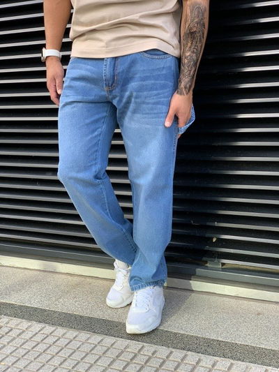 Pantalon Strip - Azul