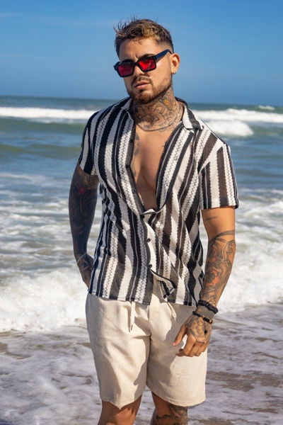 Camisa Crochet II - 3 Tramas