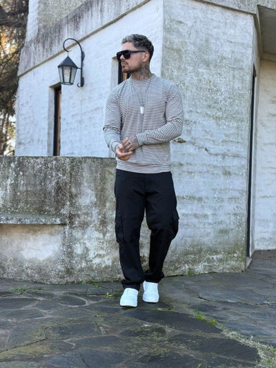 Sweater - Lined Melange