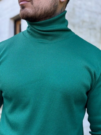 Polera Nórdica (con friza) - Verde Inglés