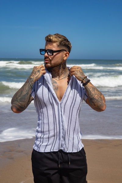 Camisa Crochet - B. Liso LF