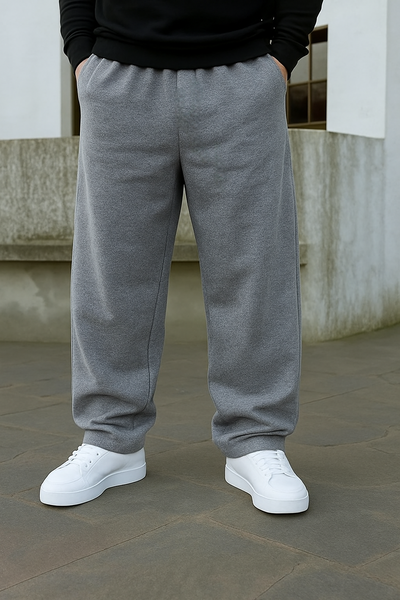 Jogging Baggy Frizado - Gris