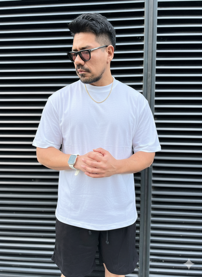 Remera Oversize High - Blanco