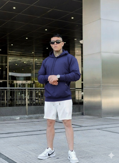 Buzo Brighton Lux Frizado - Azul