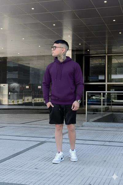 Buzo Brighton Lux Frizado - Violeta